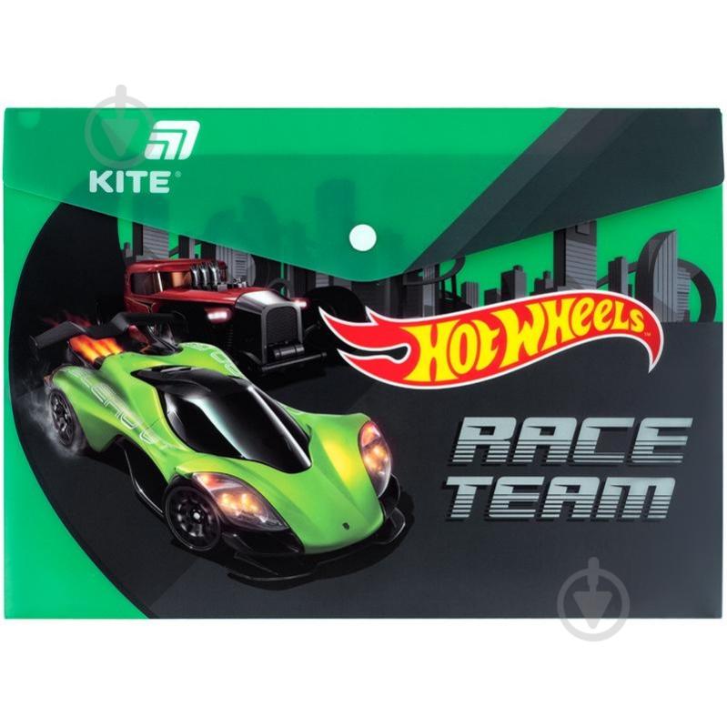 Папка на кнопке А4 Hot Wheels KITE - фото 1 Папка на кнопке А4 Hot Wheels KITE - фото 1