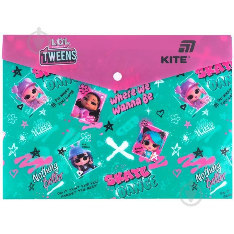 Папка на кнопці А4 L.O.L. Surprise! LO25-244-1 KITE - фото 1