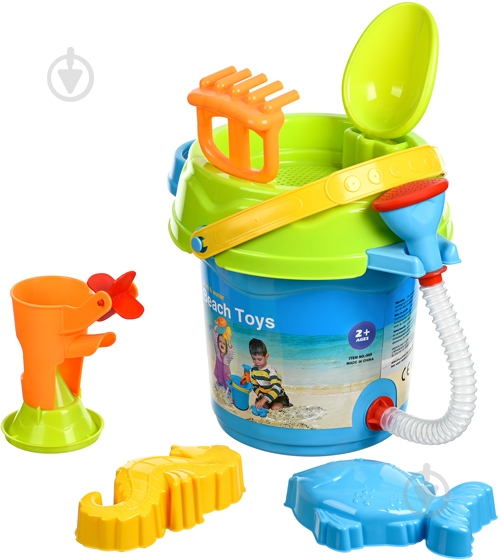 Набор для песочницы Same Toy Ведерко 6 элементов 969Ut-1 - фото 1