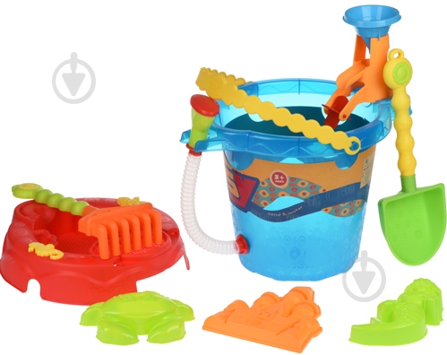 Набор для песочницы Same Toy Ведерко 8 элементов 976Ut-2 - фото 1 Набор для песочницы Same Toy Ведерко 8 элементов 976Ut-2 - фото 1