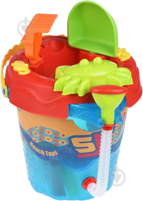 Набор для песочницы Same Toy Ведерко 8 элементов 976Ut-2 - фото 3 Набор для песочницы Same Toy Ведерко 8 элементов 976Ut-2 - фото 3