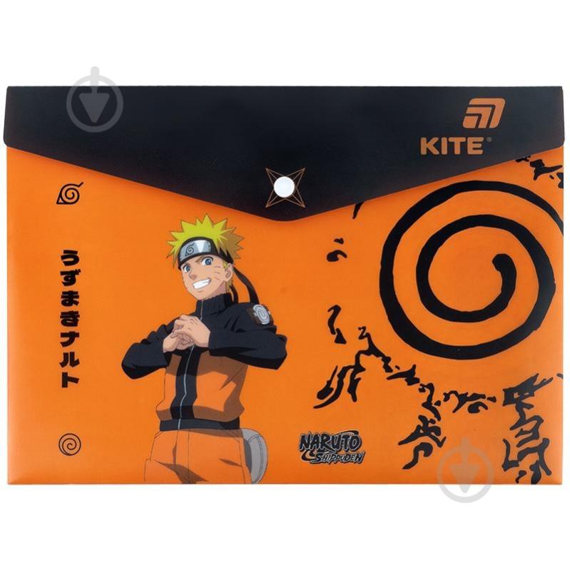 Папка на кнопке А4 Naruto KITE - фото 1 Папка на кнопке А4 Naruto KITE - фото 1