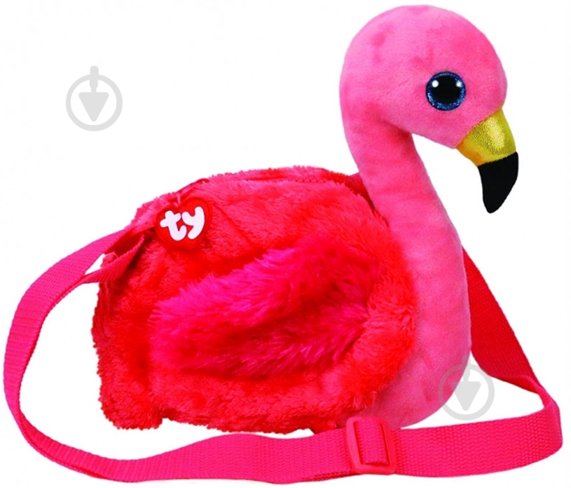 Сумочка-кошелек TY Фламинго розовый - фото 2
