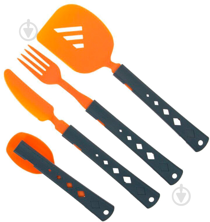 Набор столовых приборов Summit 4PC Cutlery & Spatula Set Orange - фото 2 Набор столовых приборов Summit 4PC Cutlery & Spatula Set Orange - фото 2