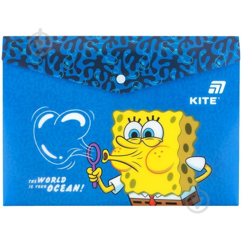 Папка на кнопці А4 SpongeBob SquarePants KITE - фото 1