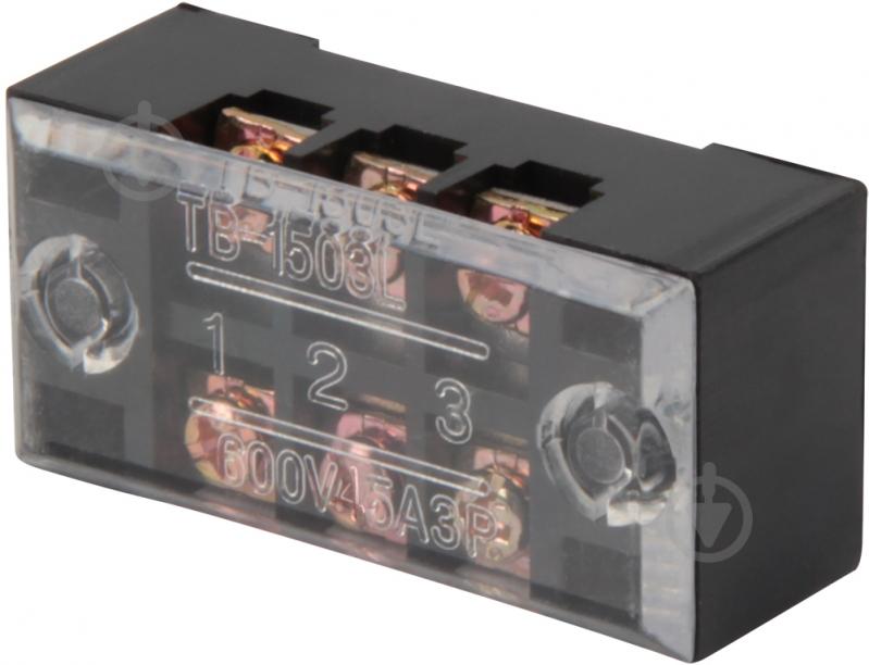 Колодка клемна захищена E.NEXT e.tc.protect.45.3 чорний p056015 - фото 1 Колодка клемна захищена E.NEXT e.tc.protect.45.3 чорний p056015 - фото 1