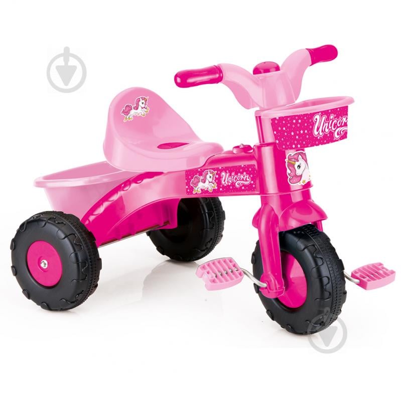 Велосипед дитячий Dolu Unicorn My First Trike Pink In Box рожевий 2505 - фото 1