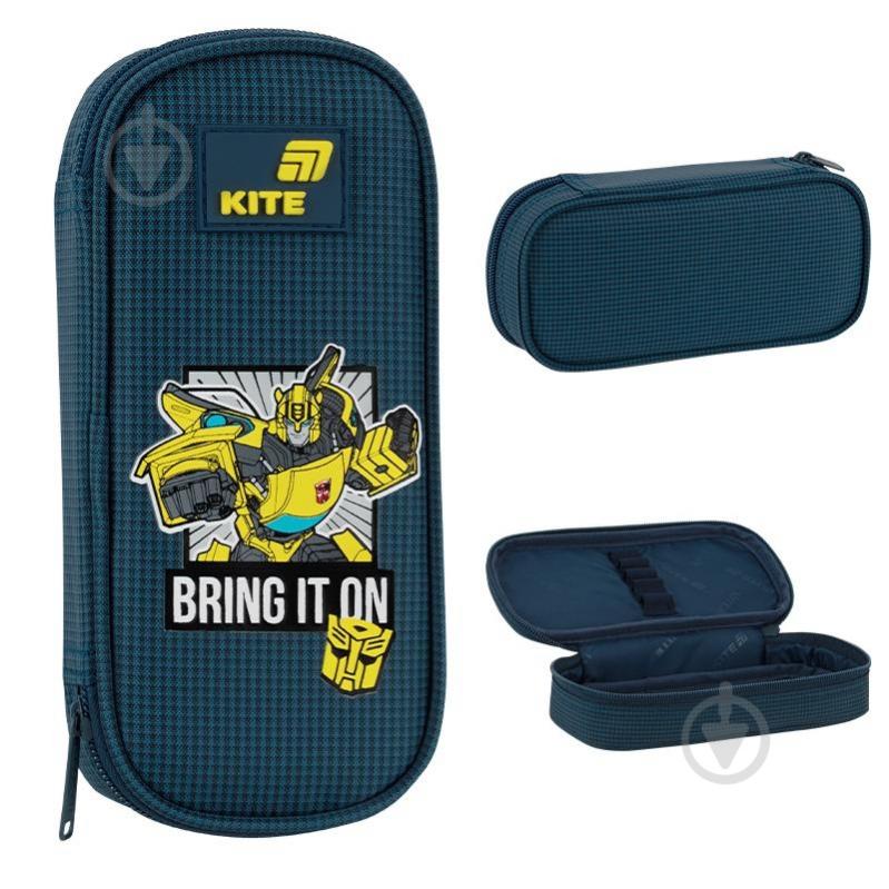 Пенал Transformers TF26-662 KITE синий - фото 1 Пенал Transformers TF26-662 KITE синий - фото 1