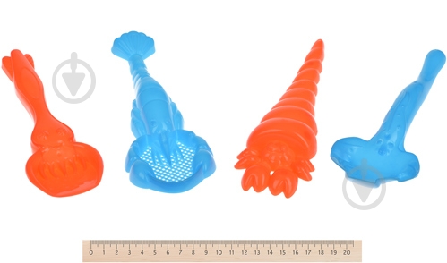 Набор для песочницы Same Toy 7 элементов B003-3Ut - фото 5