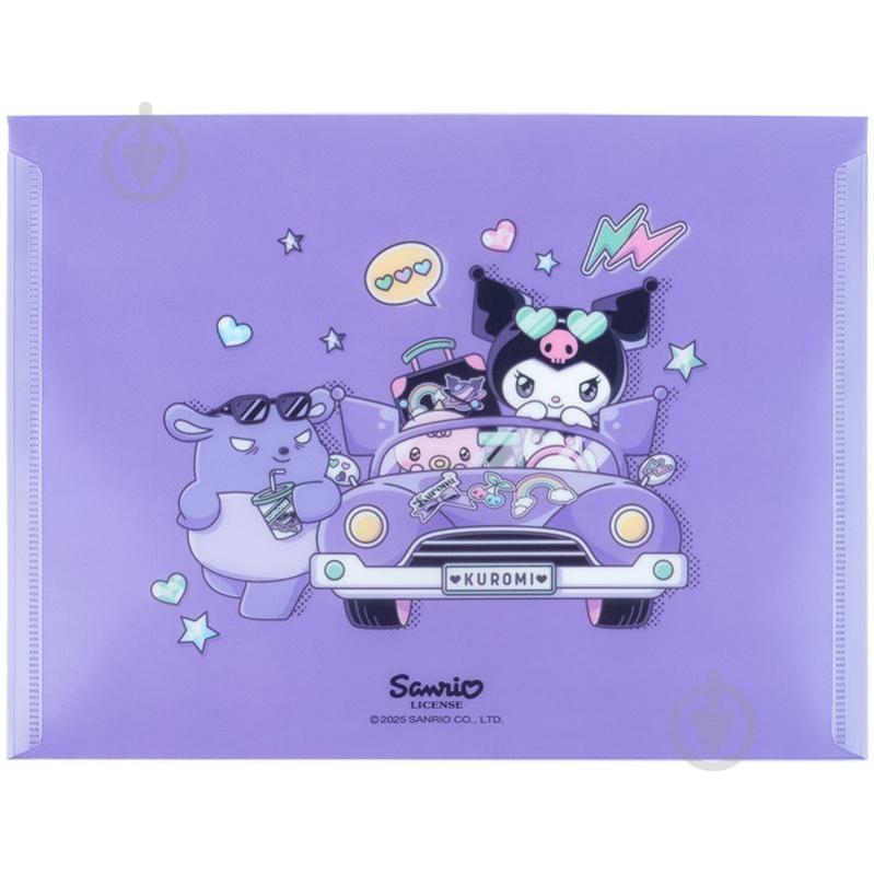Папка на кнопке А5 Kuromi-1 KITE - фото 2