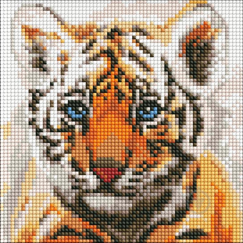 Алмазна мозаїка Маленьке тигреня Ідейка - фото 1