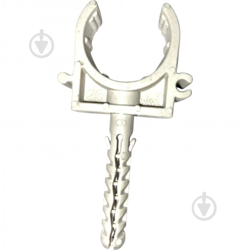 Кліпса для круглого кабелю UP! (Underprice) D 25 мм з ударним шурупом 25 шт. сірий - фото 1 Кліпса для круглого кабелю UP! (Underprice) D 25 мм з ударним шурупом 25 шт. сірий - фото 1