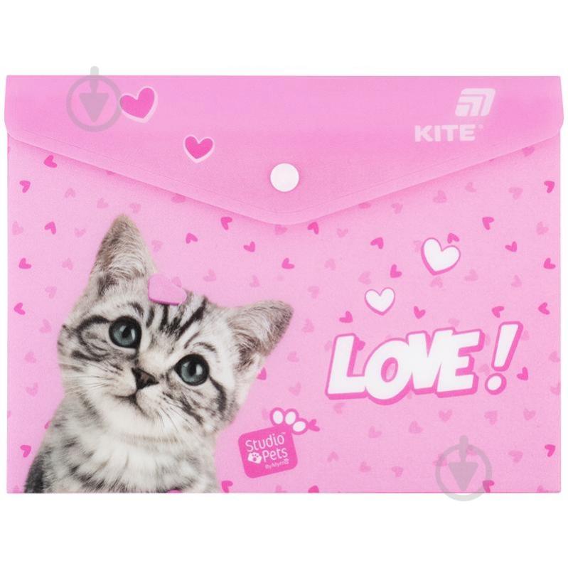 Папка на кнопці А5 Studio Pets KITE - фото 1
