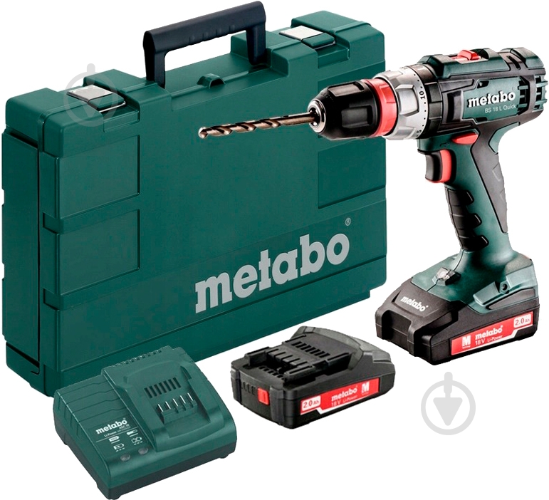 ᐉ Шуруповерт аккумуляторный Metabo BS 18 L Quick 2 Ач 602320500 ...