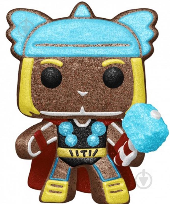 Фигурка Funko POP! Bobble Marvel Holiday Gingerbread Thor (FUN25491460) - фото 1