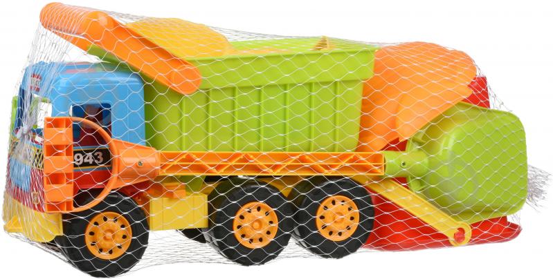 Игровой набор Same Toy для игр с песком Самосвал 9 предметов 943UT - фото 8