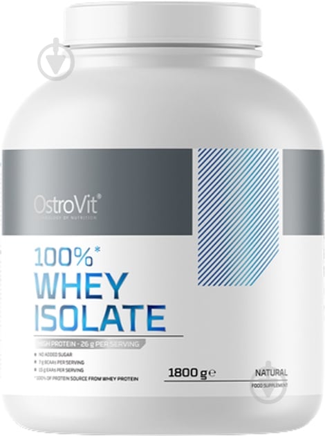 Протеїн Ostrovit 100% Whey Isolate без смаку 1800 г - фото 1