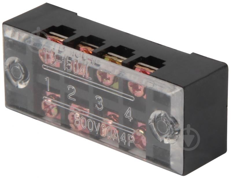 Колодка клеммная защищенная E.NEXT e.tc.protect.60.4 черный p056020 - фото 1 Колодка клеммная защищенная E.NEXT e.tc.protect.60.4 черный p056020 - фото 1