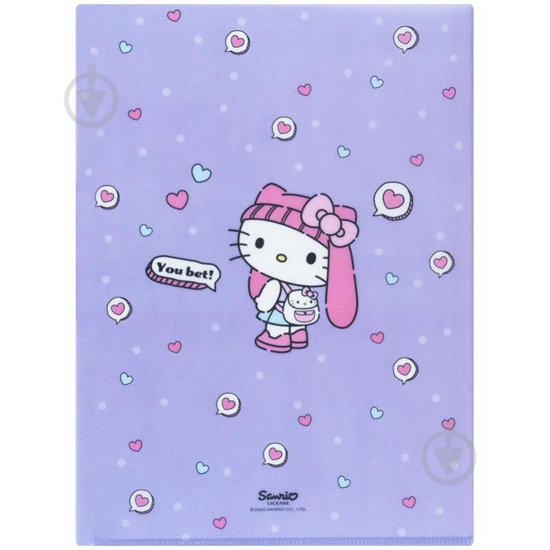 Папка уголок с клапаном А4 Hello Kitty-5 KITE - фото 5 Папка уголок с клапаном А4 Hello Kitty-5 KITE - фото 5