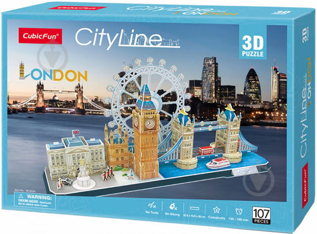 3D-конструктор CubicFun CITY LINE LONDON - фото 3