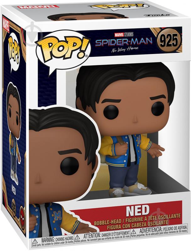 Фігурка Funko POP! Bobble Marvel Spider-Man No Way Home Ned 57636 (FUN25491665) - фото 2