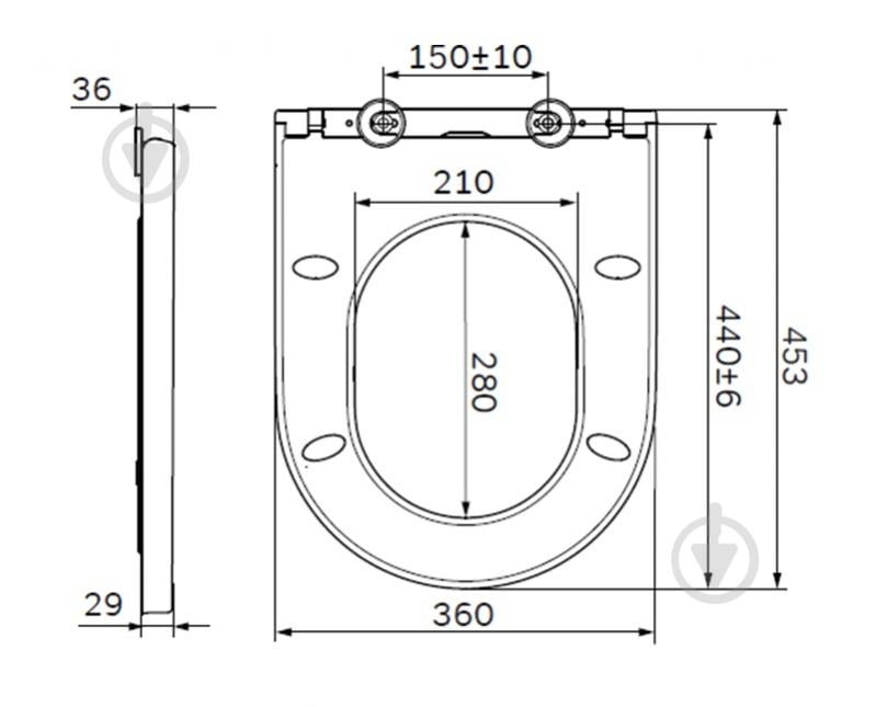 Сидіння для унітаза AM.PM Inspire C507854WH - фото 3