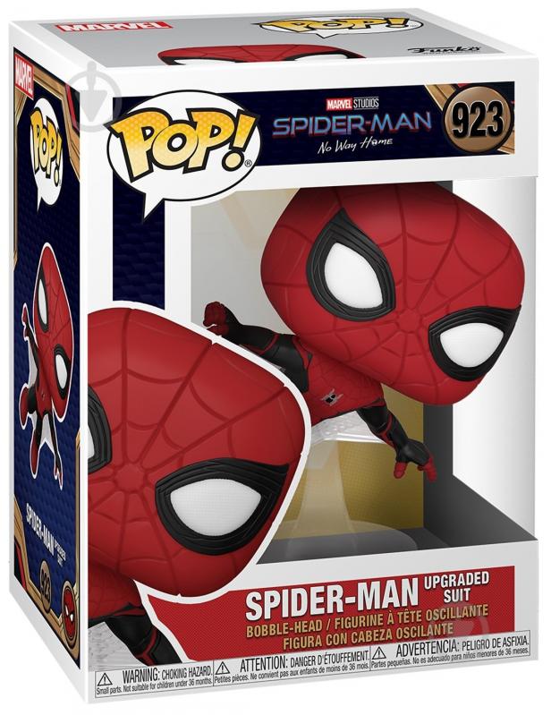 Фигурка Funko POP! Bobble Marvel Spider-Man No Way Home Spider-Man (Upgraded Suit) 576 (FUN25491663) - фото 2