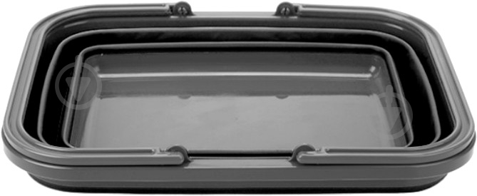 Корзина Summit 17,5 л Pop Folding Basket Black/Grey - фото 2