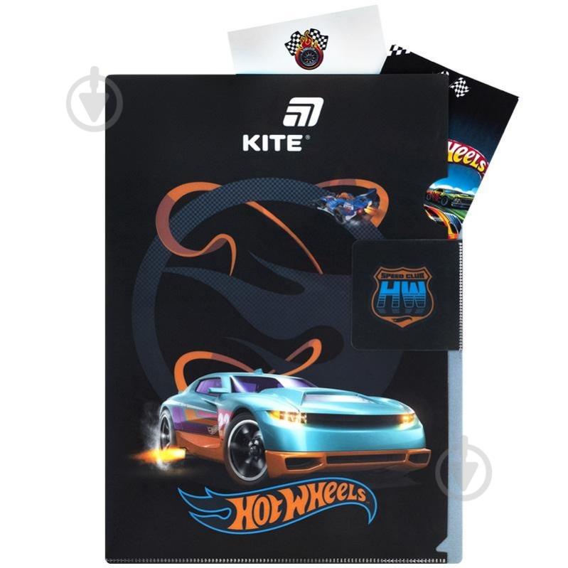 Папка уголок с клапаном А4 Hot Wheels-2 KITE - фото 4 Папка уголок с клапаном А4 Hot Wheels-2 KITE - фото 4