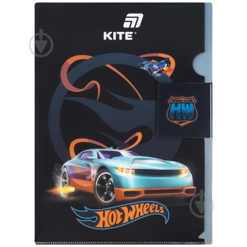 Папка уголок с клапаном А4 Hot Wheels-2 KITE - фото 1 Папка уголок с клапаном А4 Hot Wheels-2 KITE - фото 1