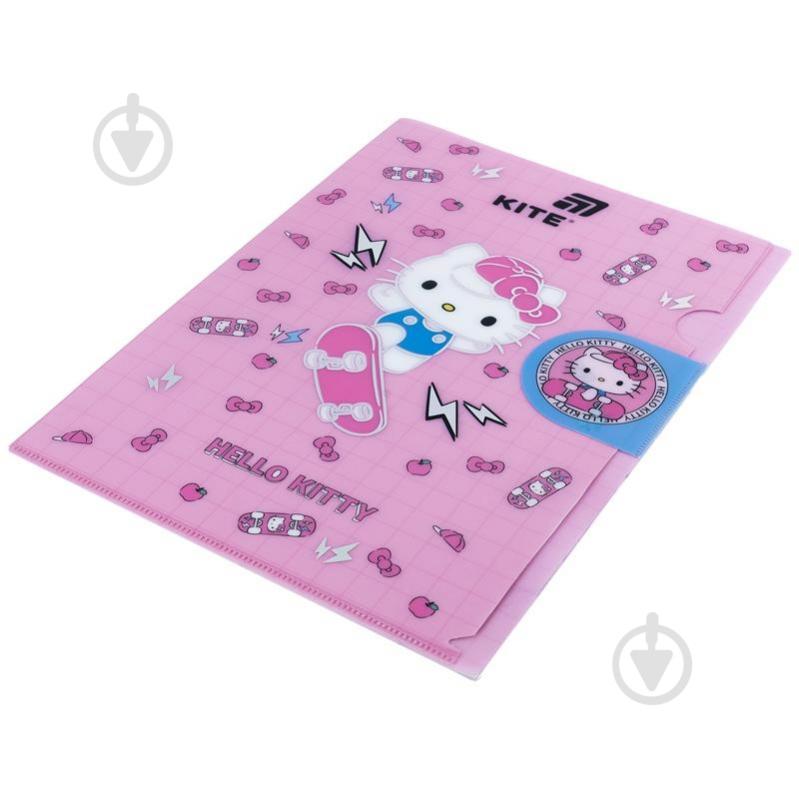 Папка уголок с клапаном А4 Hello Kitty-4 KITE - фото 2 Папка уголок с клапаном А4 Hello Kitty-4 KITE - фото 2