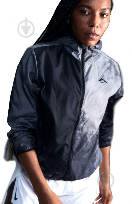 Куртка женская Nike NK TRAIL REPEL JKT FN6853-010 р.S темно-серая - фото 7