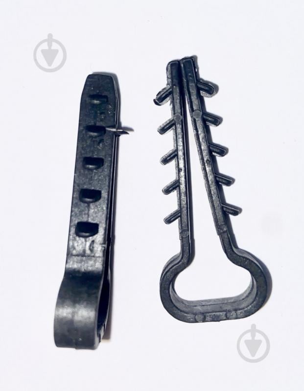 Дюбель-елка плоский UP! (Underprice) зажим 14x7 мм 100 шт. черный - фото 1 Дюбель-елка плоский UP! (Underprice) зажим 14x7 мм 100 шт. черный - фото 1