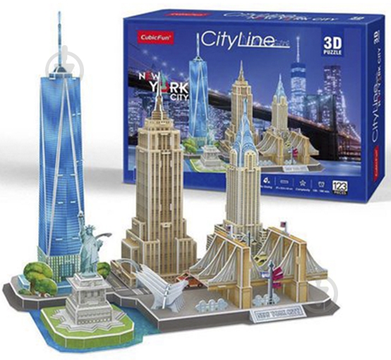 3D-конструктор CubicFun CITY LINE NEW YORK - фото 1