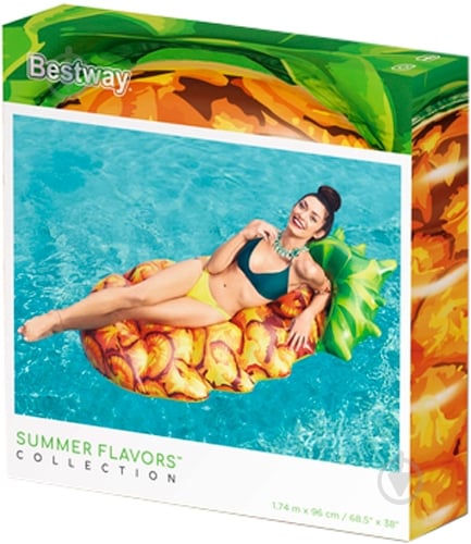 Крісло надувне Bestway Ананас 174x96 см - фото 7