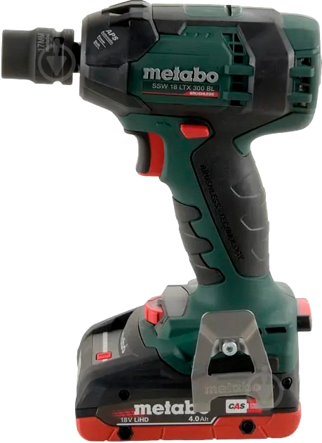 Гайковерт ударний акумуляторний Metabo SSW 18 LTX 300 BL 2x5.2 Аг 602395650 - фото 5