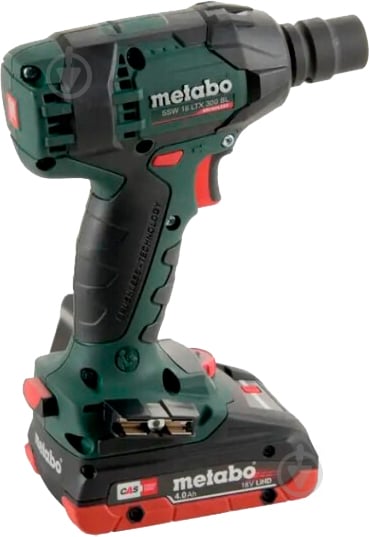 Гайковерт ударный аккумуляторный Metabo SSW 18 LTX 300 BL 2x4.0 Ач LiHD 602395800 - фото 4