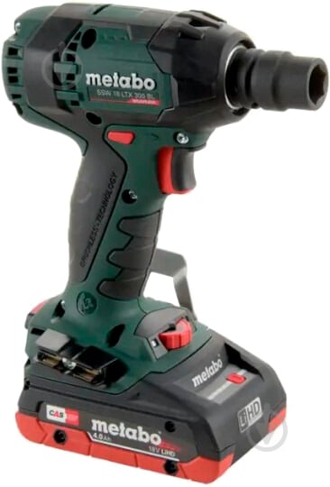 Гайковерт ударный аккумуляторный Metabo SSW 18 LTX 300 BL 2x4.0 Ач LiHD 602395800 - фото 3