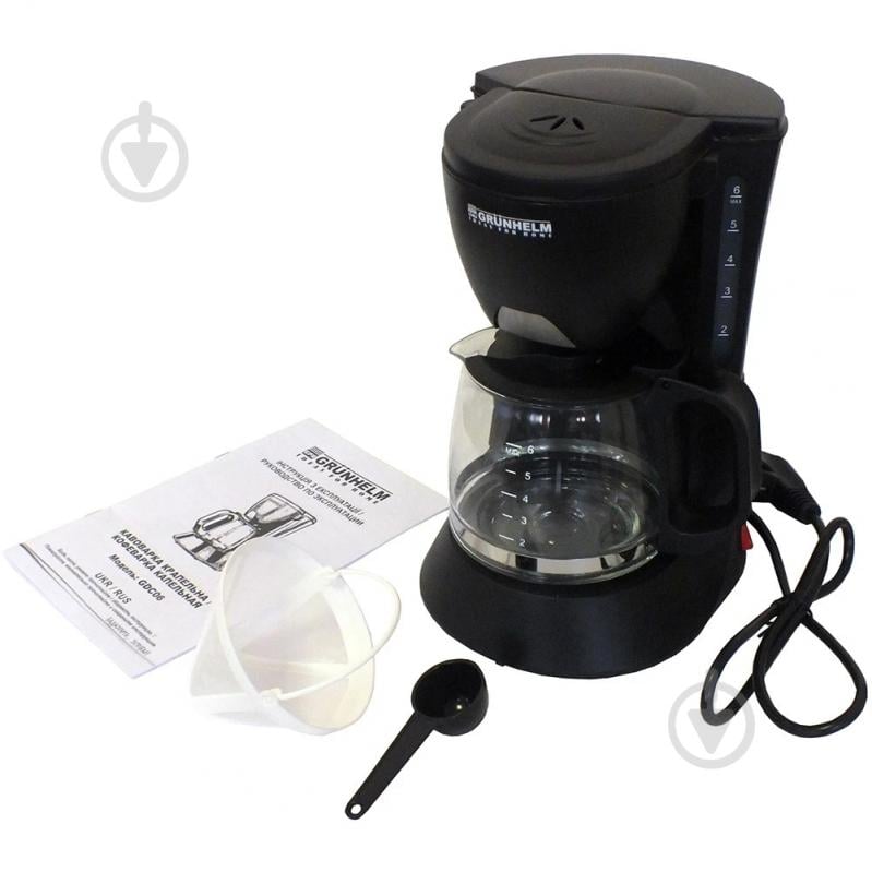ВИТРИНА! Кофеварка капельная Grunhelm GDC-06 - фото 4