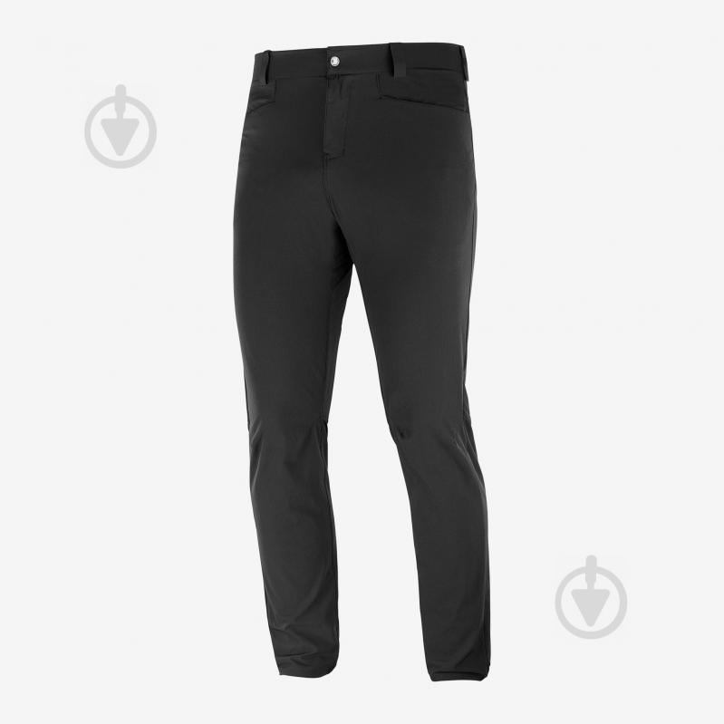 Брюки Salomon WAYFARER TAPERED PANTS M LC1488700 р. 52/R черный - фото 1