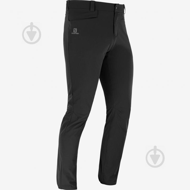 Брюки Salomon WAYFARER TAPERED PANTS M LC1488700 р. 54/R черный - фото 8