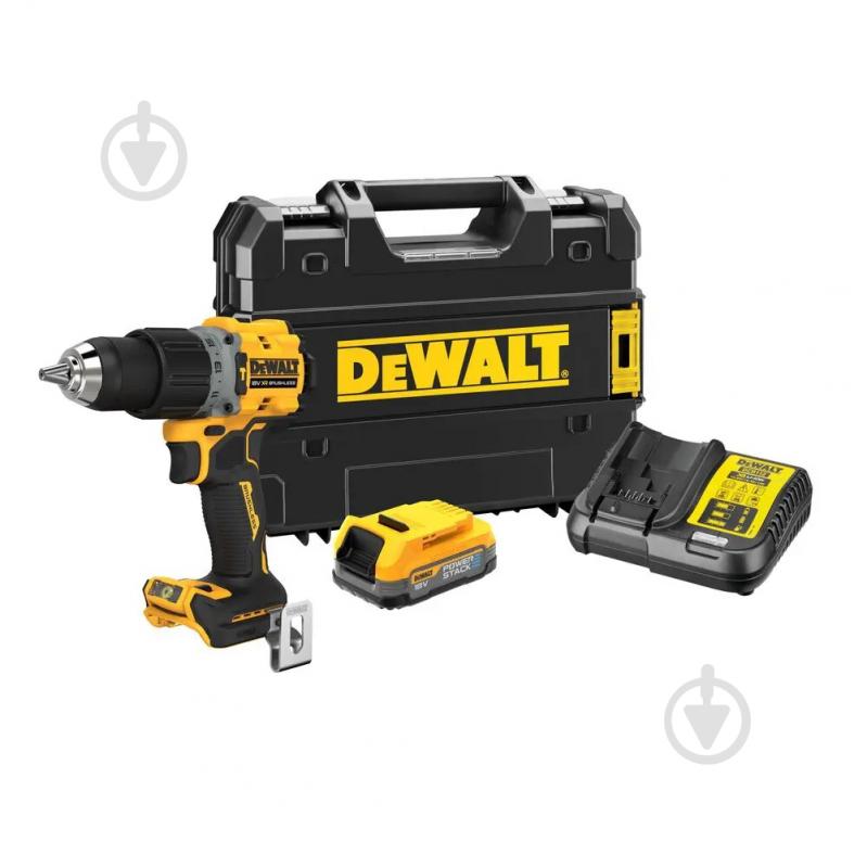 Шуруповерт ударный аккумуляторный DeWalt DCD805E1T - фото 1