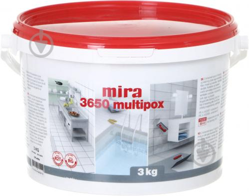 Затірка для плитки Mira 3650 multipox 3 кг світло-бежевий - фото 1