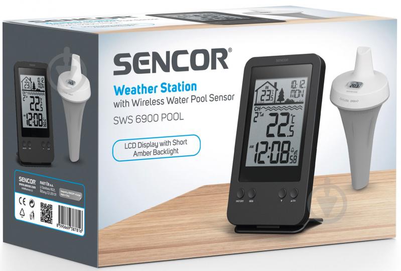 Метеостанция Sencor SWS6900POOL - фото 9
