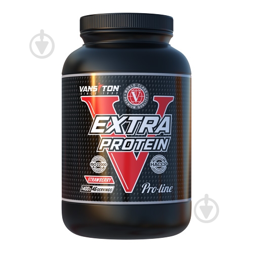 Протеин Vansiton Extra Клубника 1,4 кг - фото 2