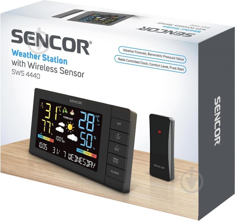 Метеостанция Sencor SWS4440 - фото 9 Метеостанция Sencor SWS4440 - фото 9