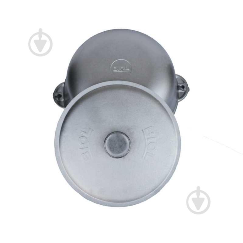 Казан походный Biol алюминиевый с дужкой и крышкой К0400Т - фото 2 Казан походный Biol алюминиевый с дужкой и крышкой К0400Т - фото 2