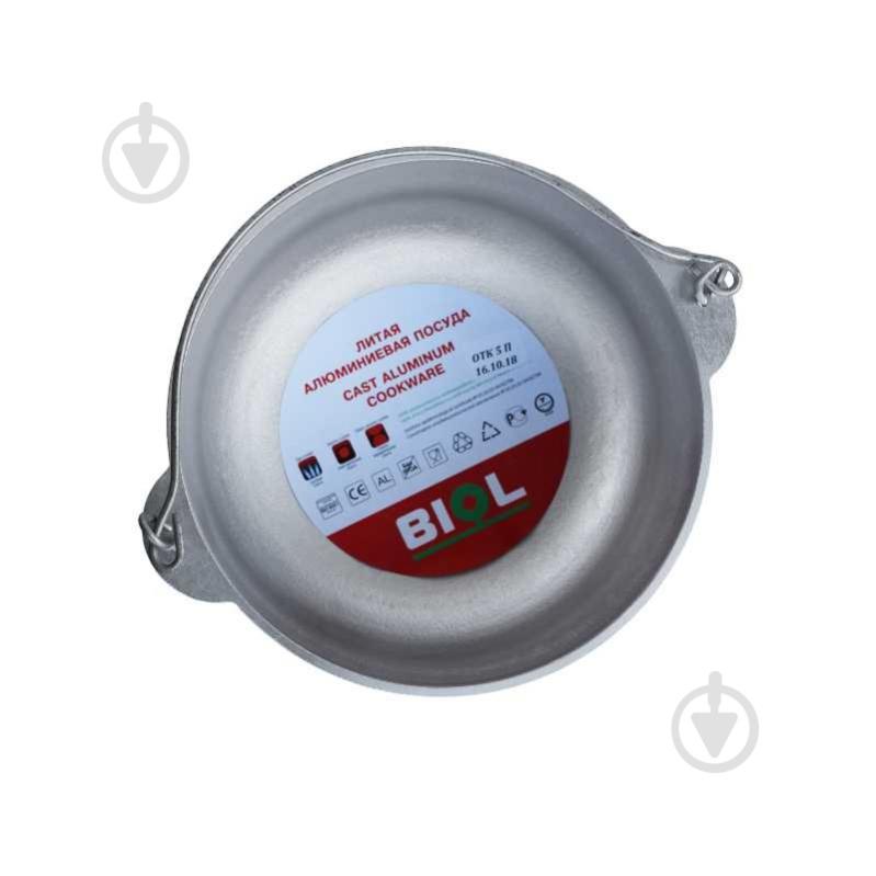 Казан походный Biol алюминиевый с дужкой и крышкой К0400Т - фото 1 Казан походный Biol алюминиевый с дужкой и крышкой К0400Т - фото 1