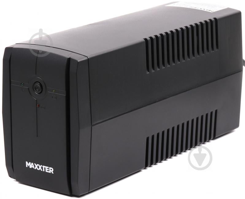 Источник бесперебойного питания (ИБП) Maxxter 650 VA, Basic Series MX-UPS-B650-02 - фото 1