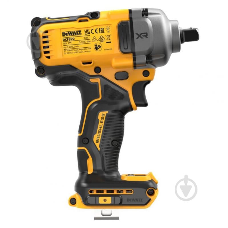 Гайковерт ударний акумуляторний DeWalt DCF892NT - фото 5